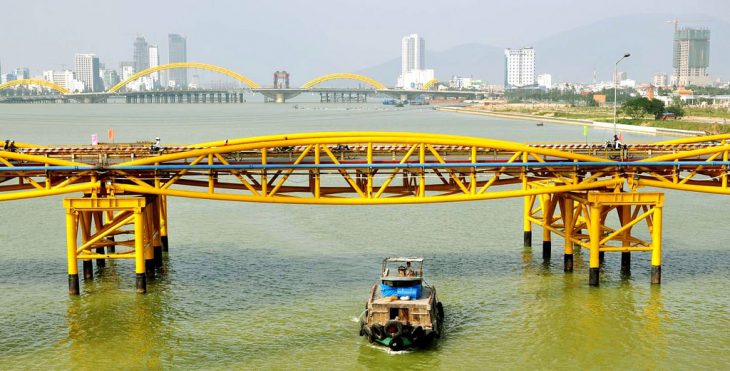 Hạn chế GT - Cải tạo tuyến ống xăng dầu K131-H102 vượt sông Hàn, khu vực km 6+700